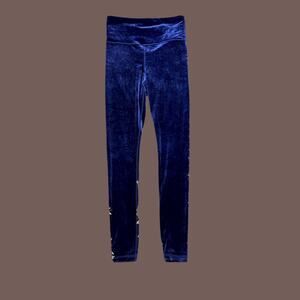 Athleta Velvet Leggings | Midnight Blue | Size XS